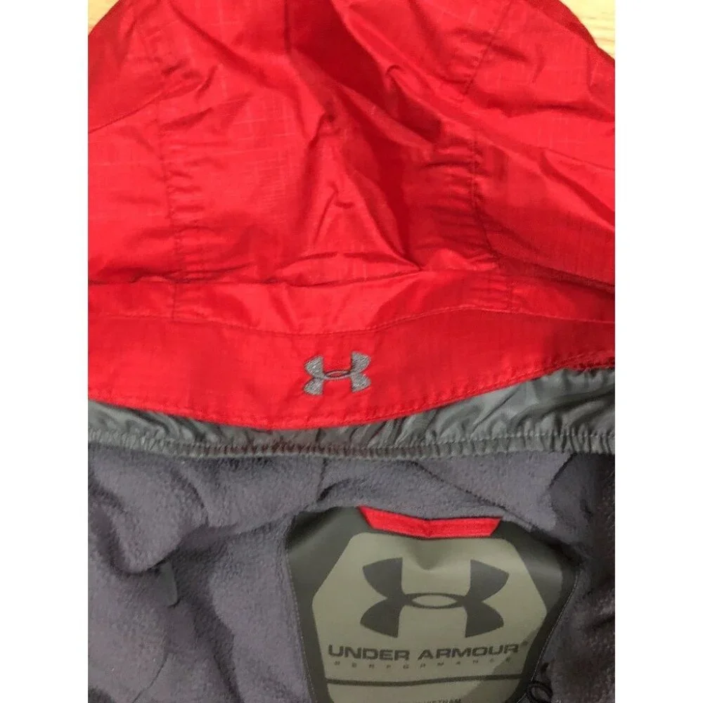 UNDER ARMOUR Winter Jacket Youth Large YLG Red Cold Gear Excellent